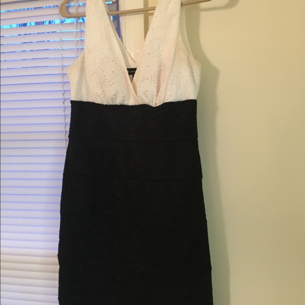 Black and white dress